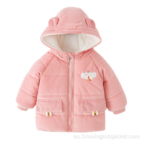 Chaqueta de plumón infantil gruesa